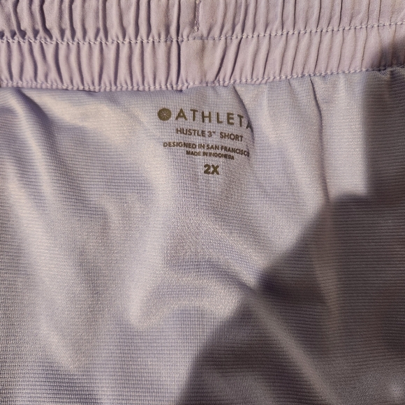 Athleta Hustle 3" Shorts Womens Size 2X - Picture 3 of 5